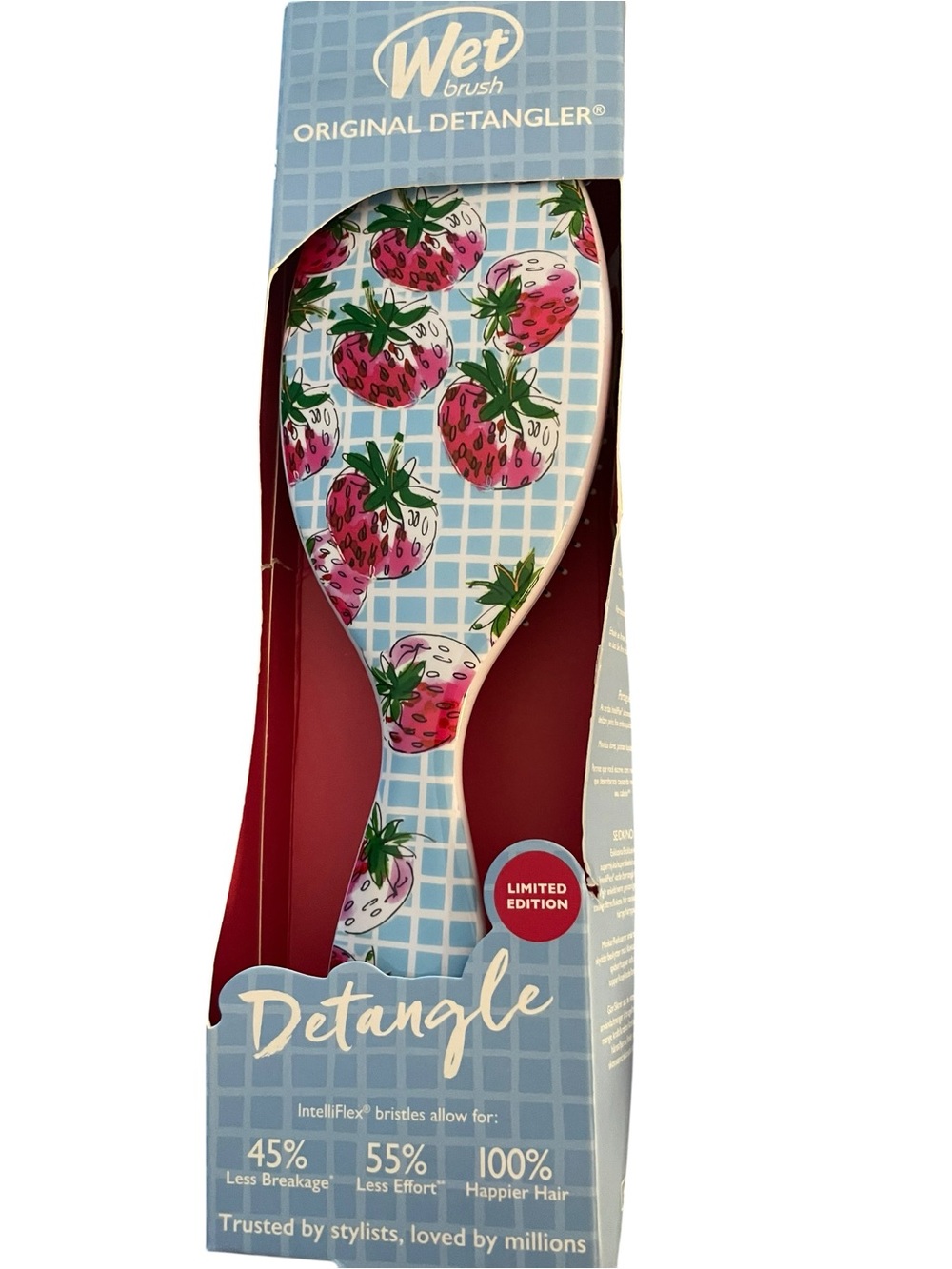 Wet Brush Original Detangler Pink Strawberry Print